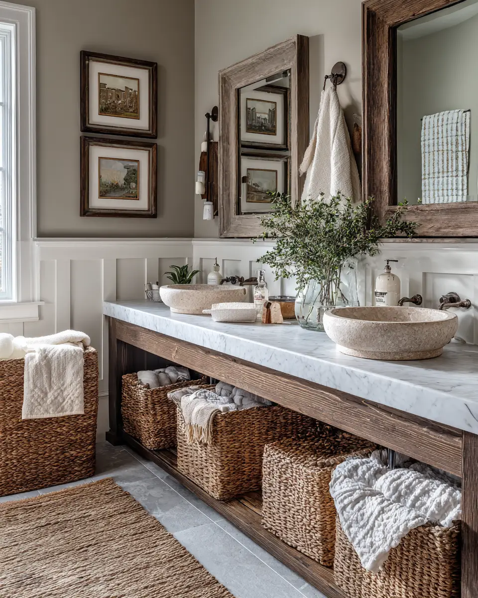 Farmhouse Bathroom Decor Ideas