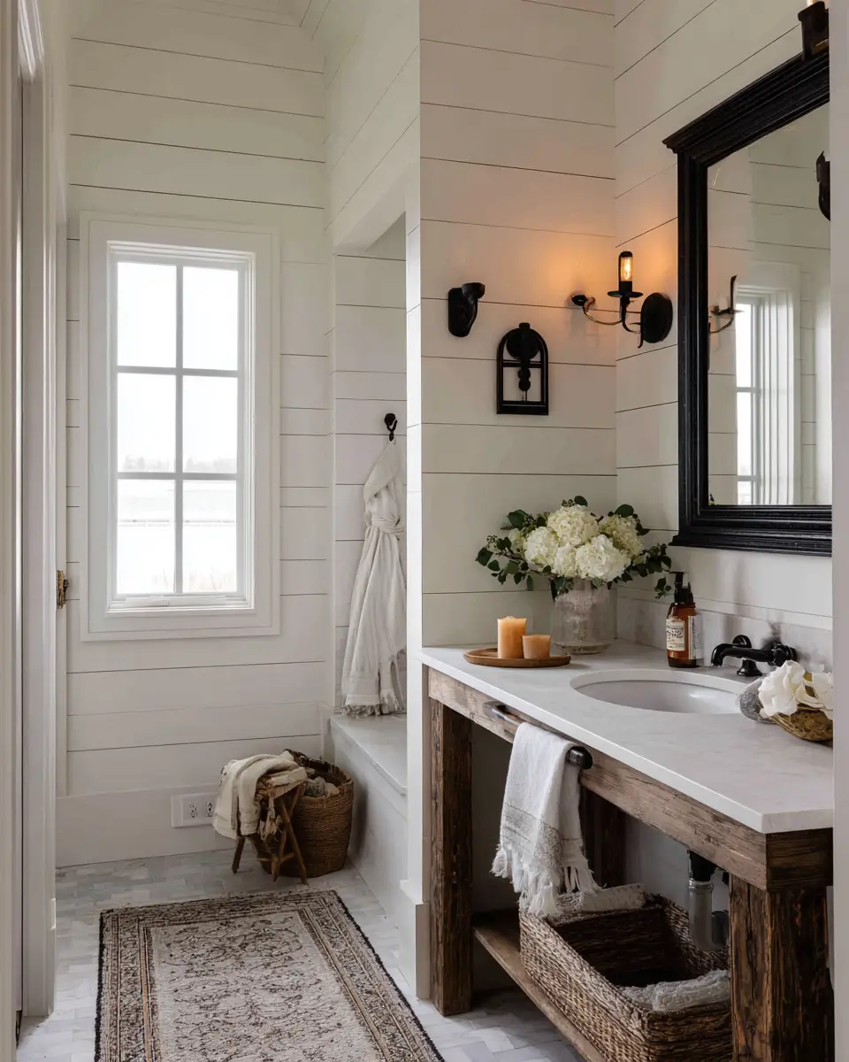 Farmhouse Bathroom Decor Ideas