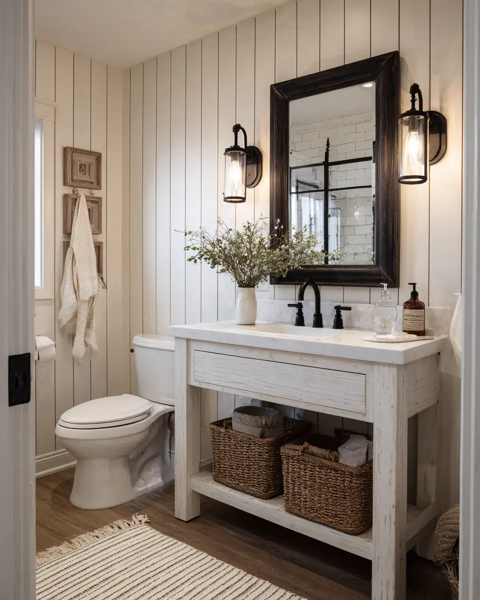 Farmhouse Bathroom Decor Ideas