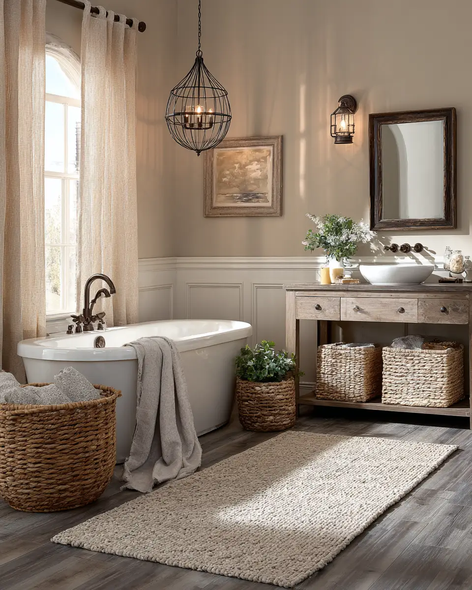 Farmhouse Bathroom Decor Ideas