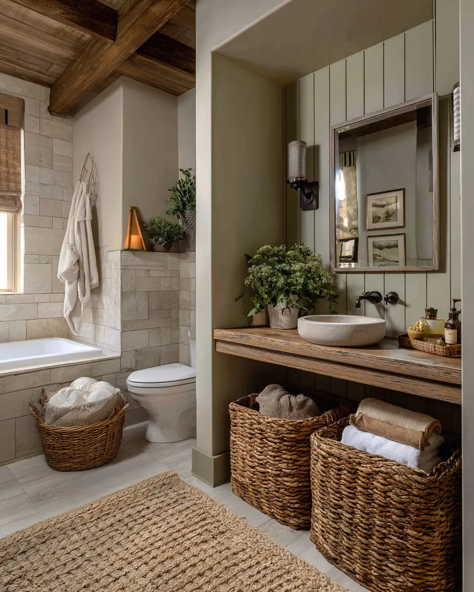 Farmhouse Bathroom Decor Ideas