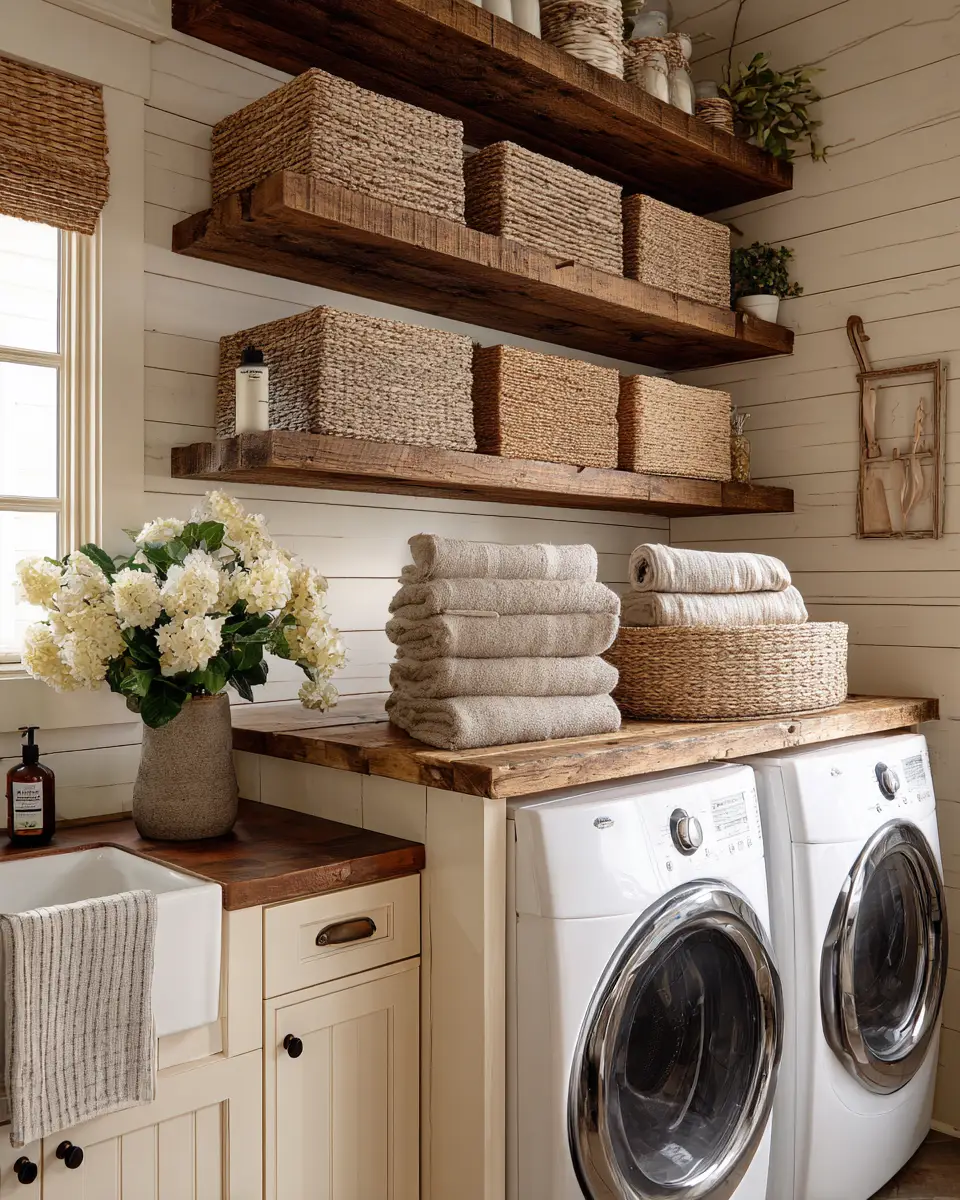 Farmhouse Laundry Room Decor Ideas