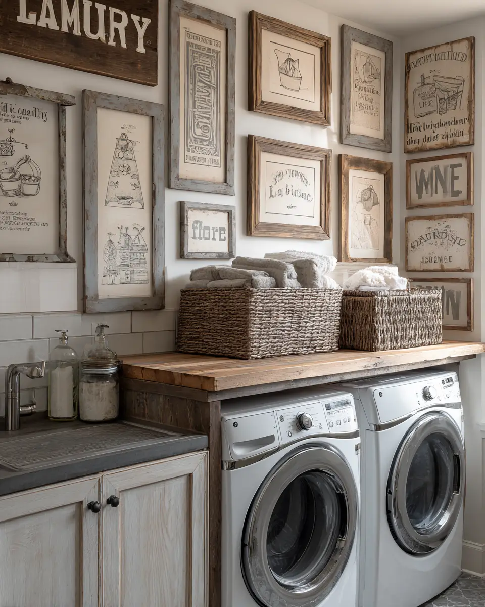 Farmhouse Laundry Room Decor Ideas