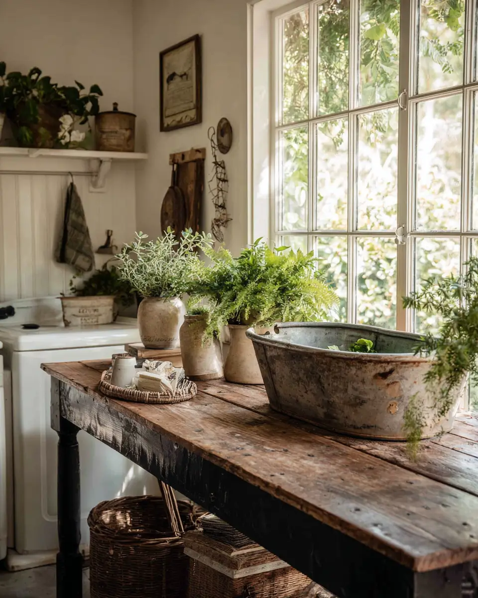 Farmhouse Laundry Room Decor Ideas