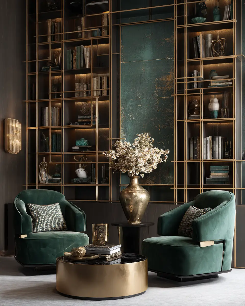 Forest Green Living Room Decor Ideas