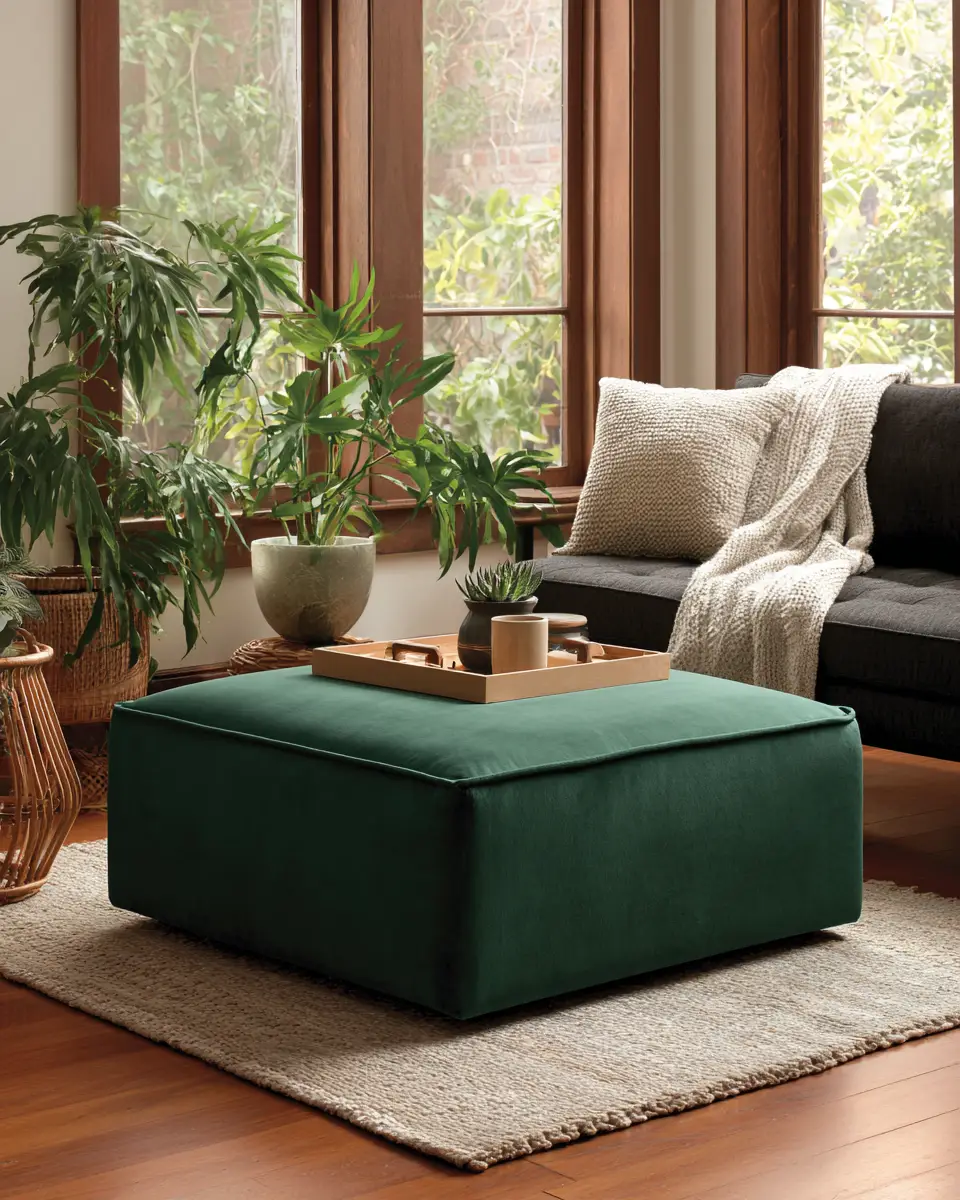 Forest Green Living Room Decor Ideas