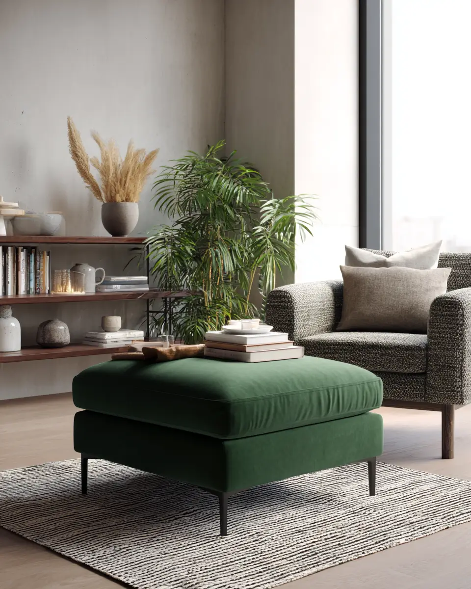 Forest Green Living Room Decor Ideas