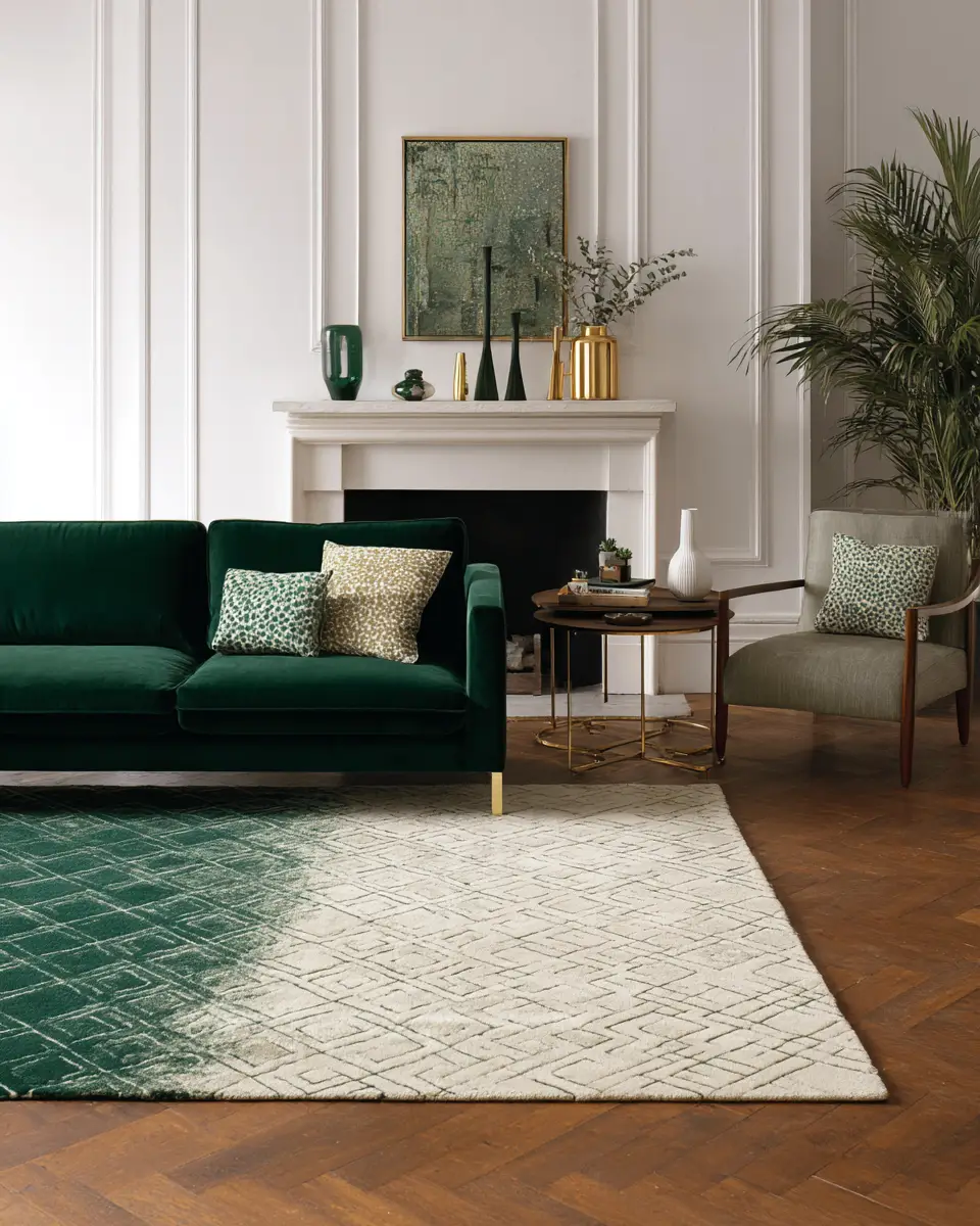 Forest Green Living Room Decor Ideas