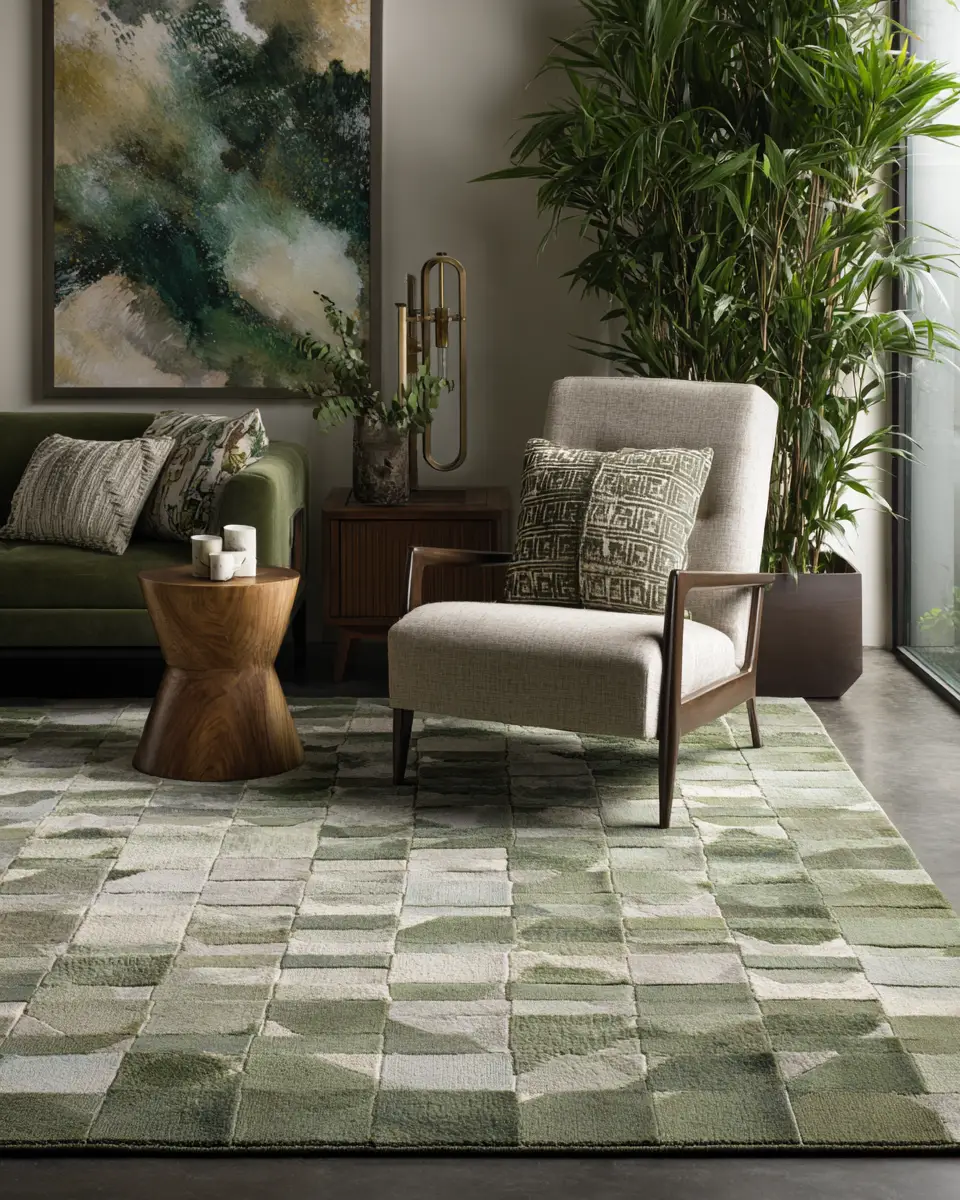 Forest Green Living Room Decor Ideas