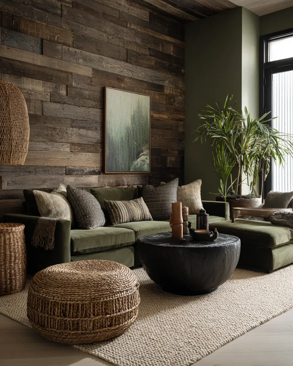 Forest Green Living Room Decor Ideas