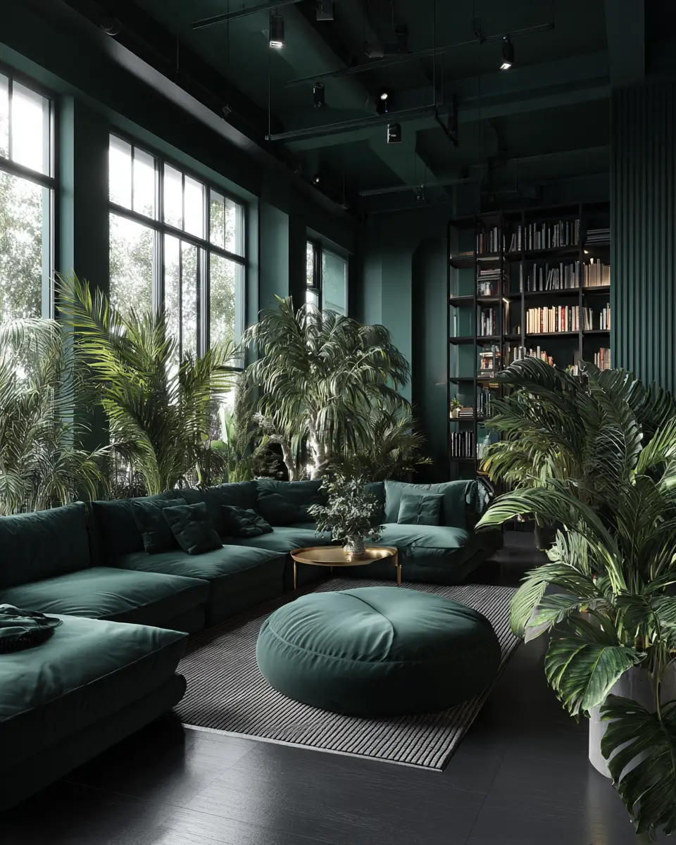 Forest Green Living Room Decor Ideas