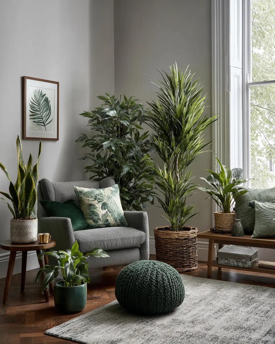 Forest Green Living Room Decor Ideas