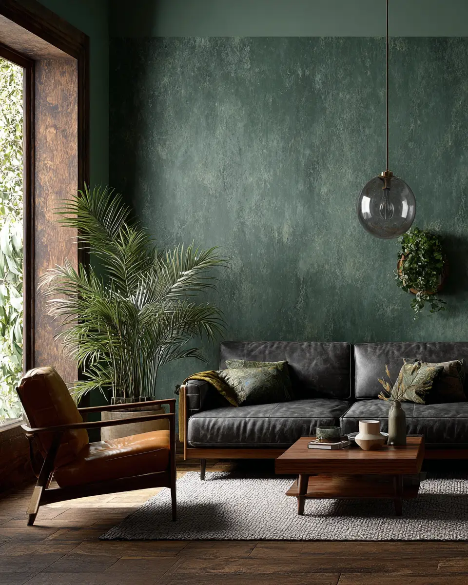 Forest Green Living Room Decor Ideas