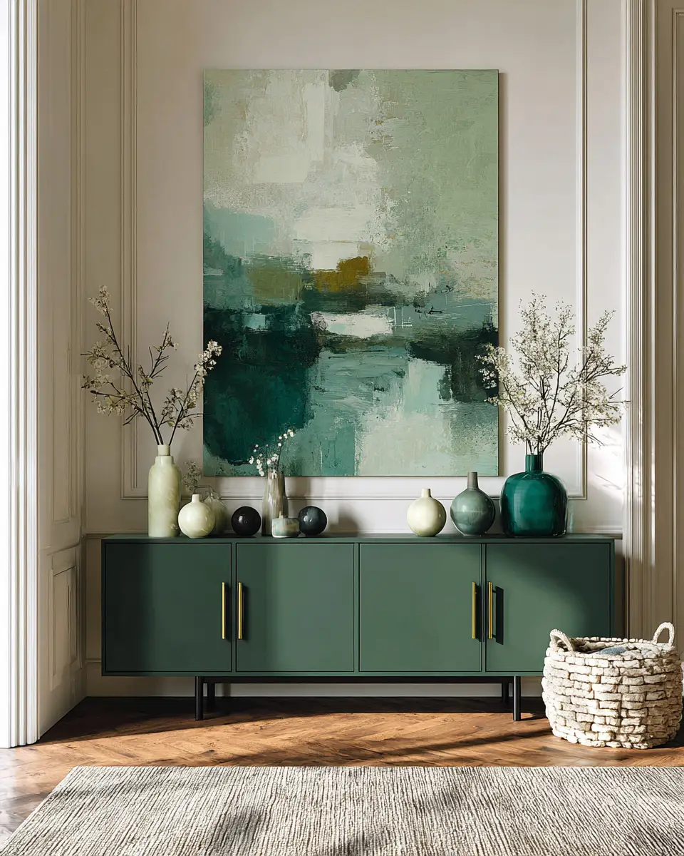 Forest Green Living Room Decor Ideas