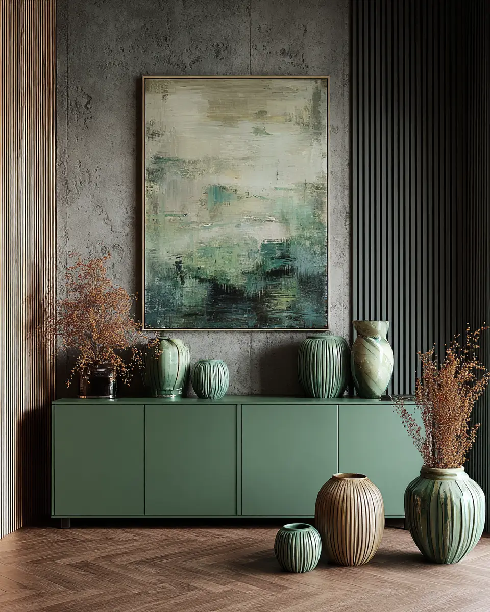 Forest Green Living Room Decor Ideas