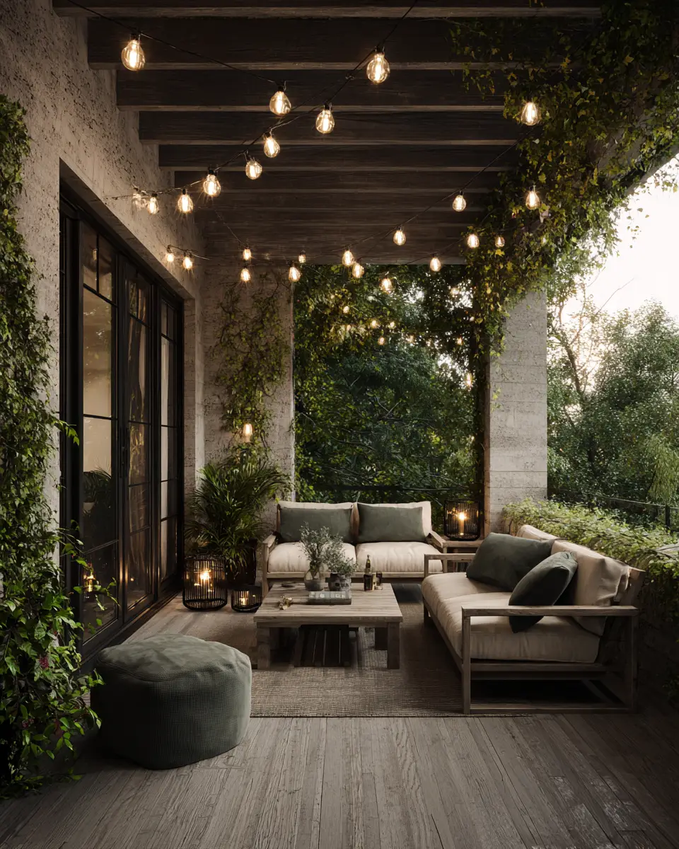 Forest Green Minimalist Patio Decor Ideas
