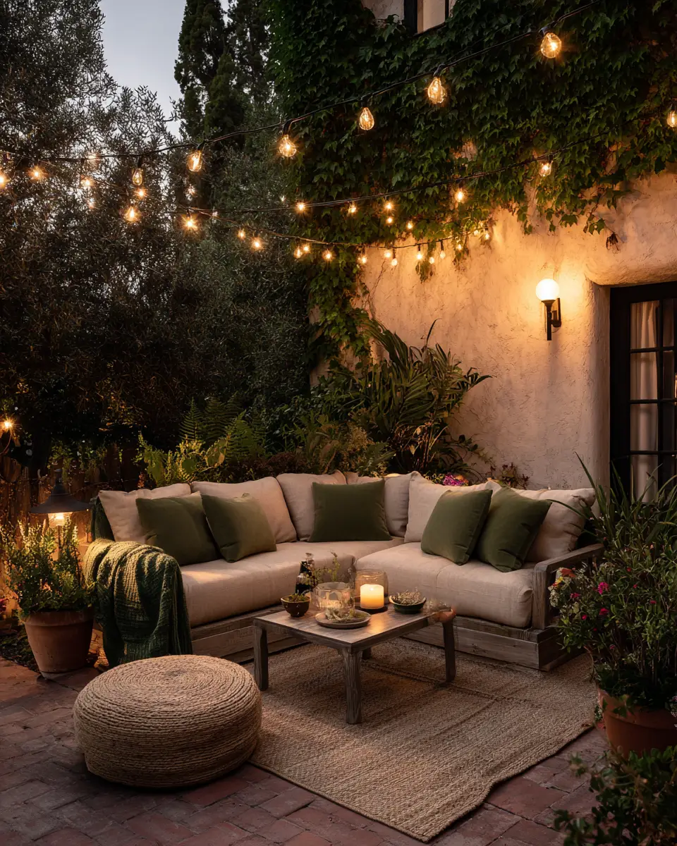 Forest Green Minimalist Patio Decor Ideas