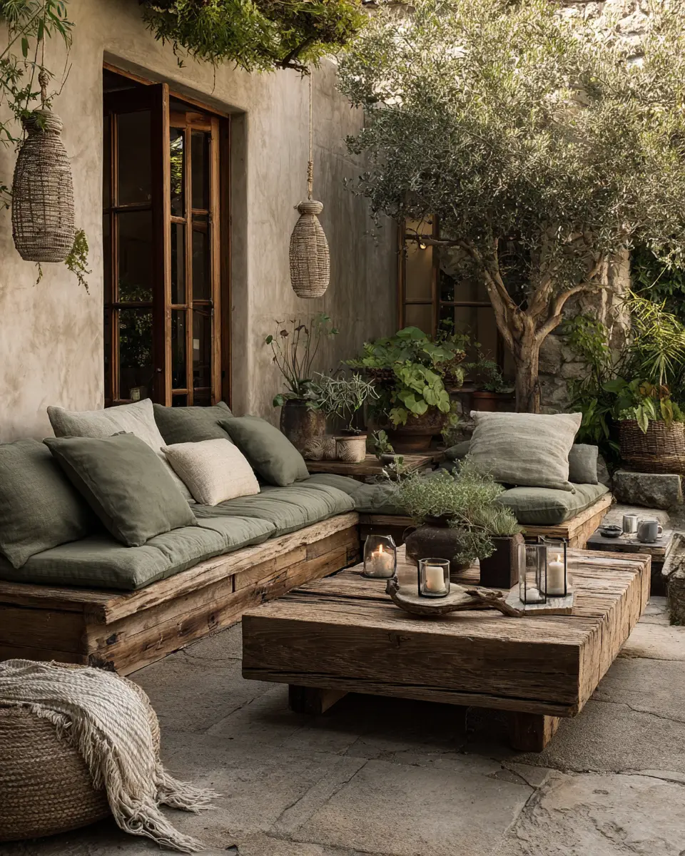 Forest Green Minimalist Patio Decor Ideas