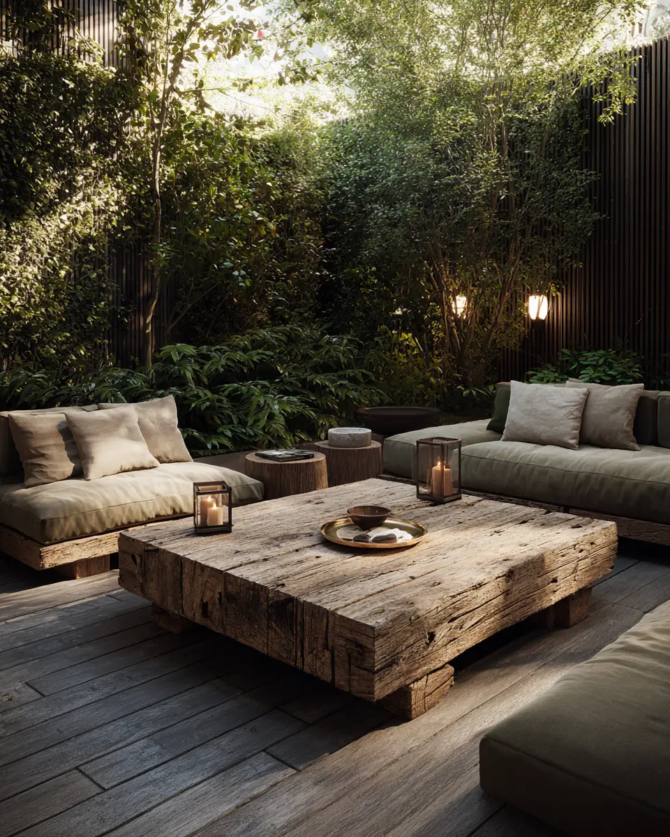 Forest Green Minimalist Patio Decor Ideas