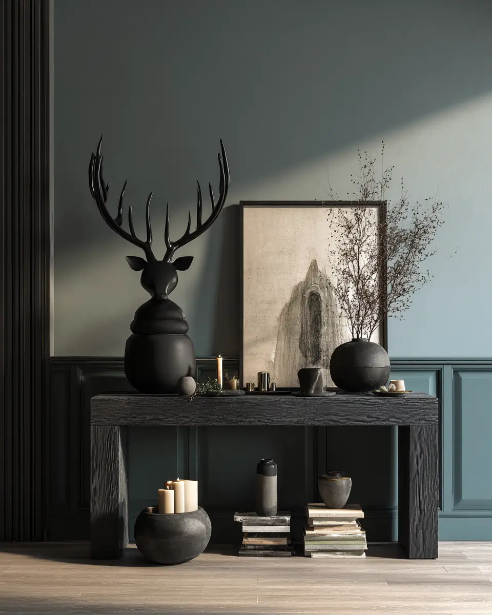 Forest Green Modern Entryway Decor Ideas