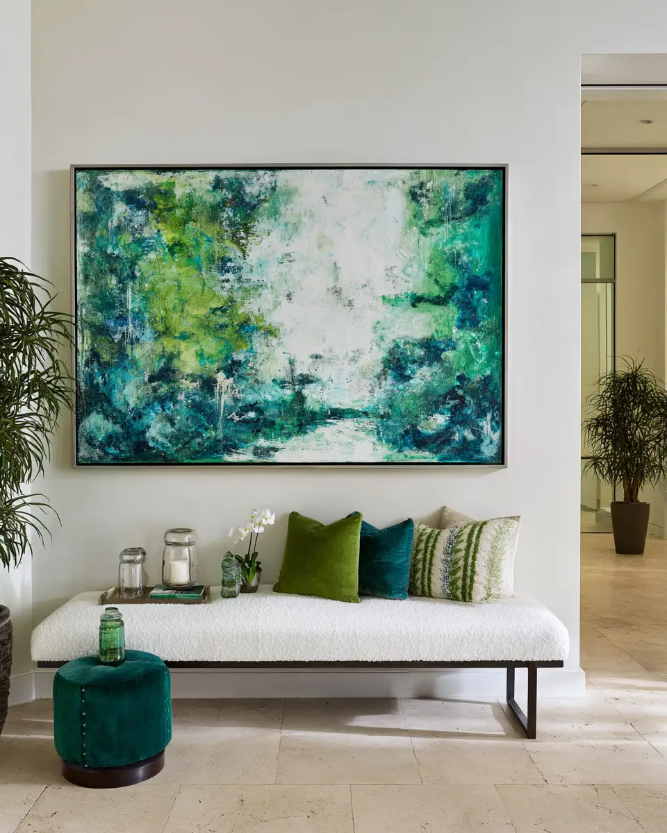 Forest Green Modern Entryway Decor Ideas