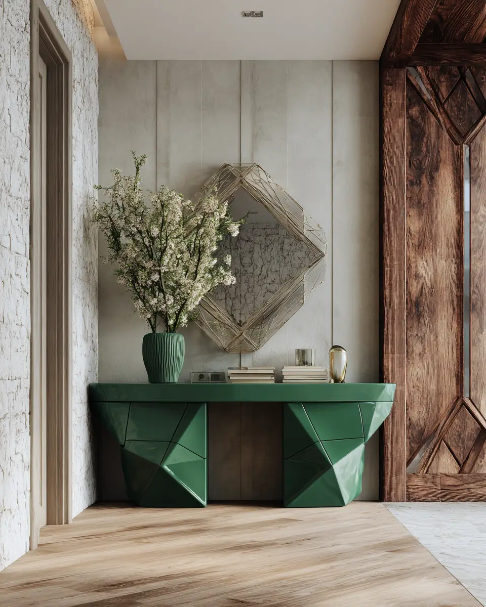 Forest Green Modern Entryway Decor Ideas
