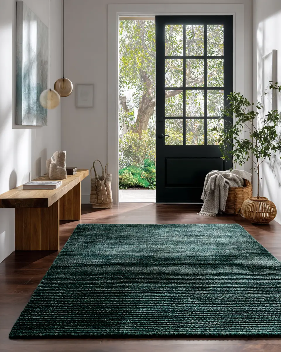 Forest Green Modern Entryway Decor Ideas