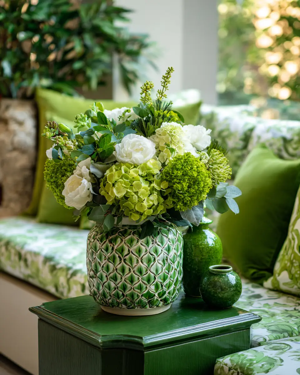 Forest Green Porch Decor Ideas