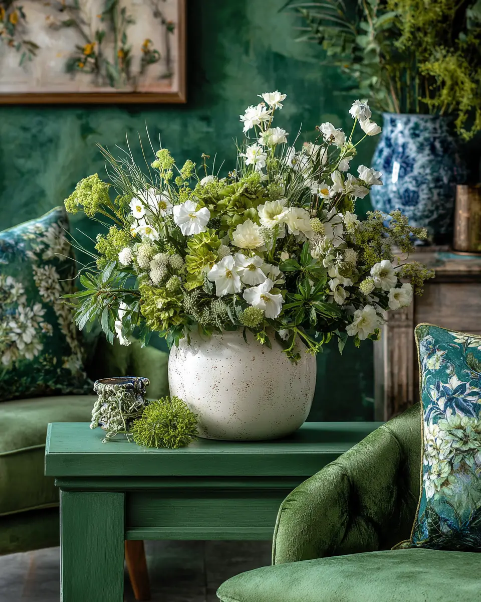 Forest Green Porch Decor Ideas