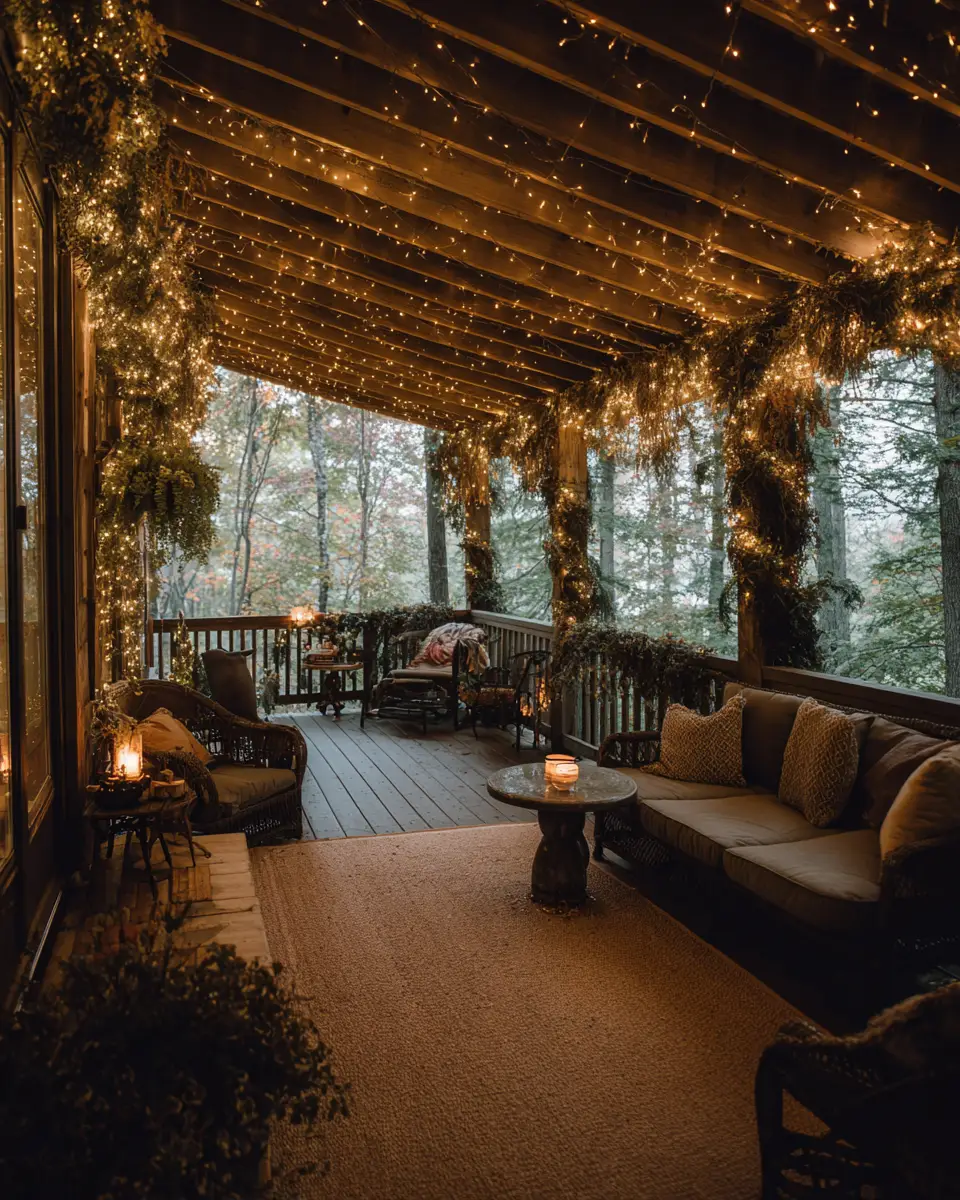 Forest Green Porch Decor Ideas