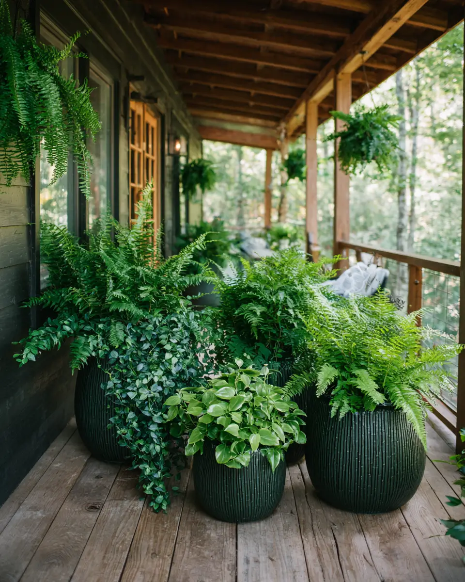 Forest Green Porch Decor Ideas