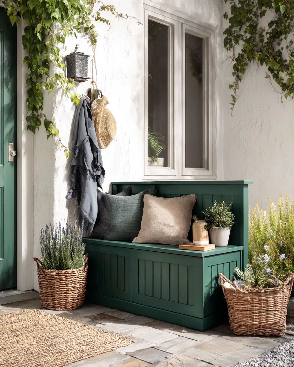 Forest Green Porch Decor Ideas