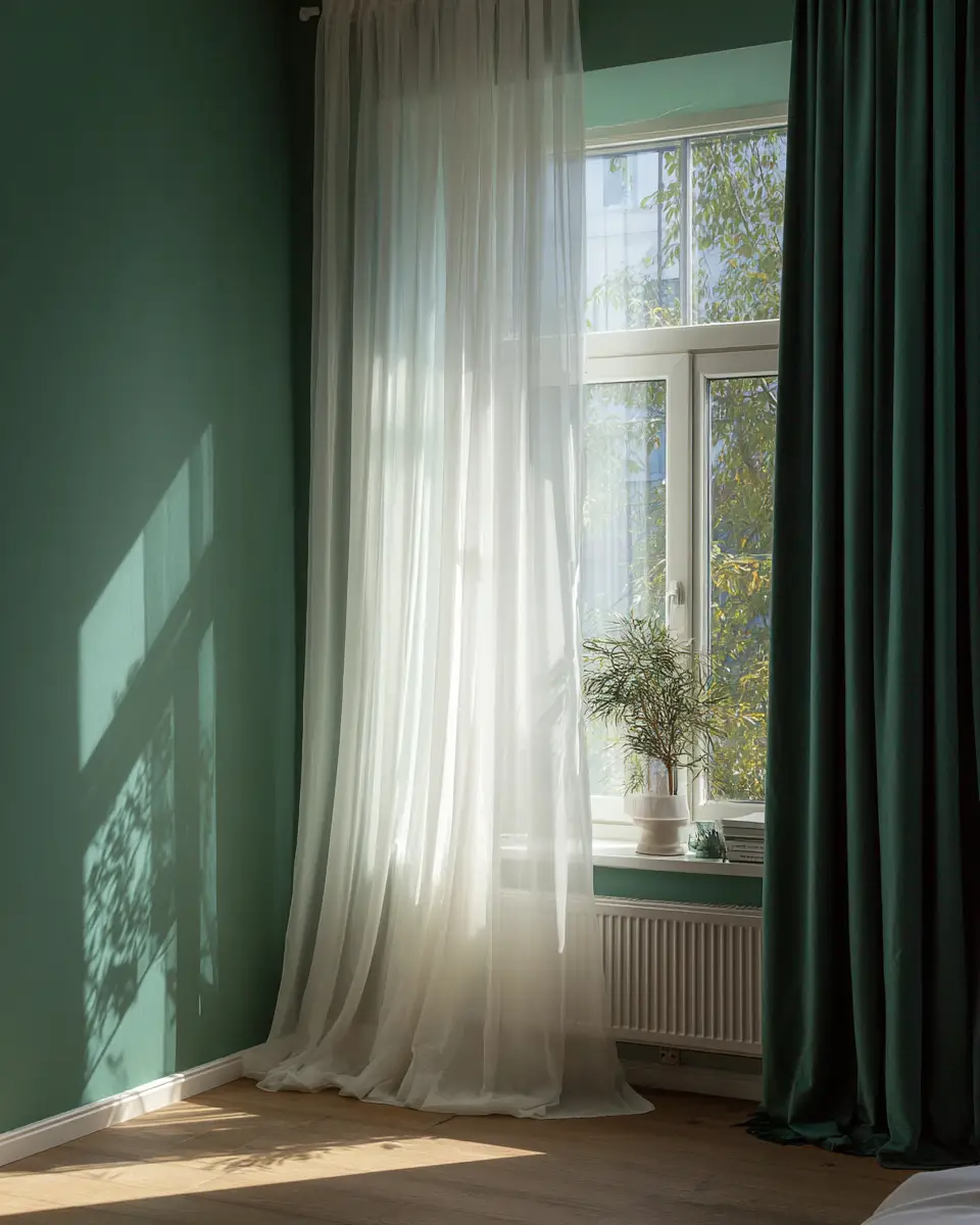 Forest Green Scandinavian Bedroom Decor Ideas