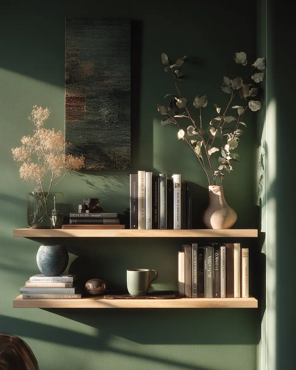 Forest Green Scandinavian Bedroom Decor Ideas