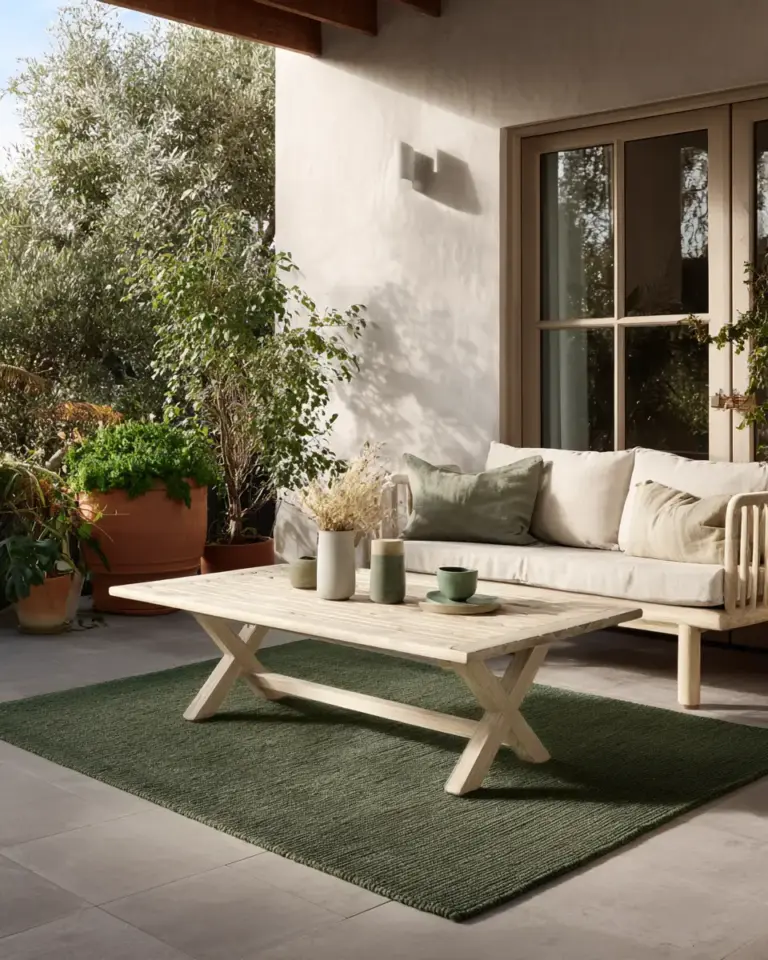 Forest Green Scandinavian Porch Decor Ideas - Featured