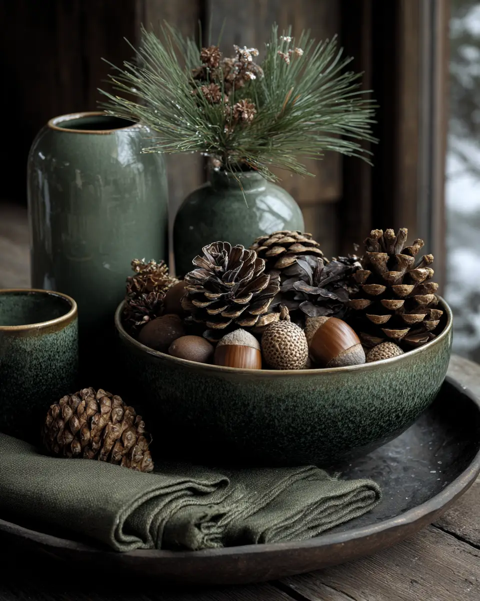 Forest Green Scandinavian Porch Decor Ideas