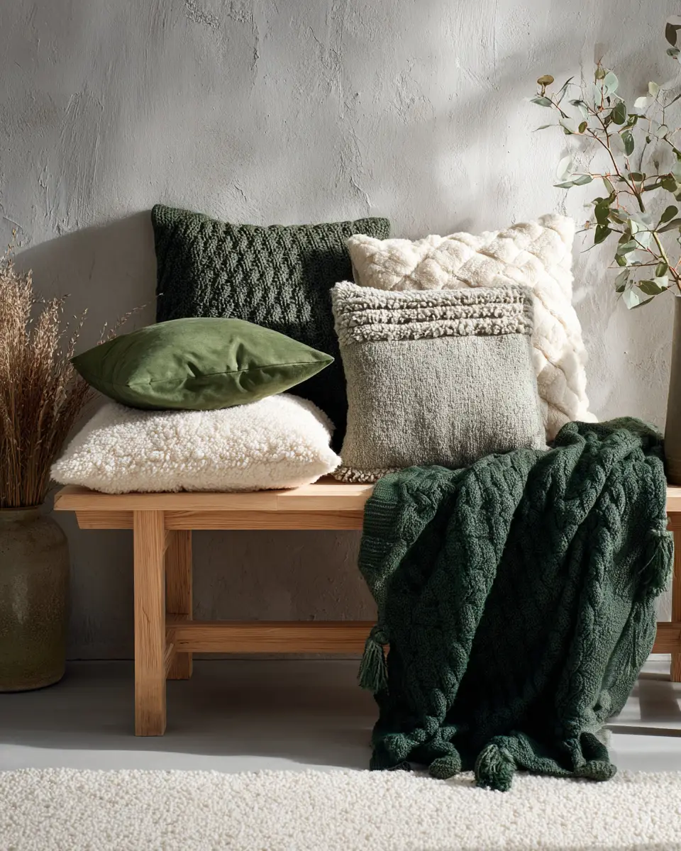 Forest Green Scandinavian Porch Decor Ideas