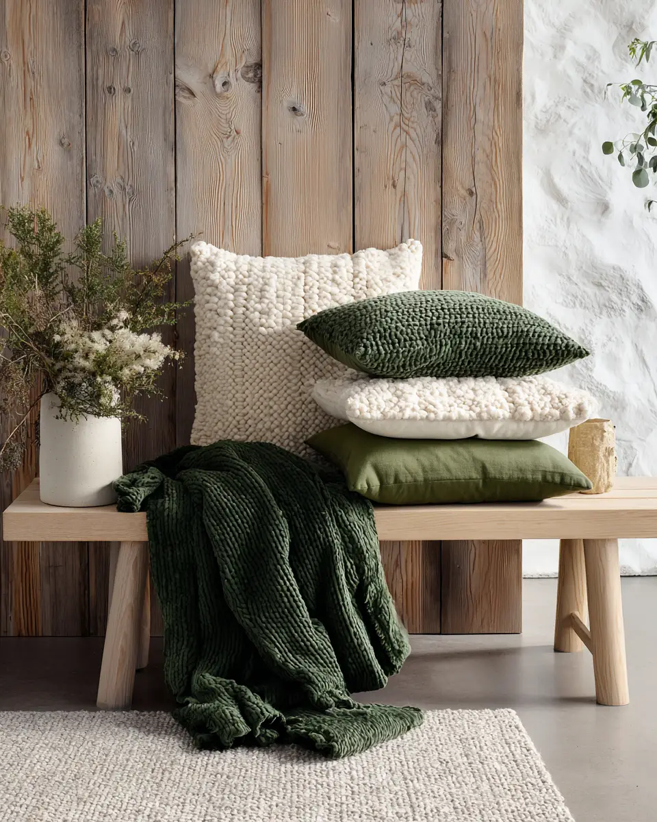 Forest Green Scandinavian Porch Decor Ideas