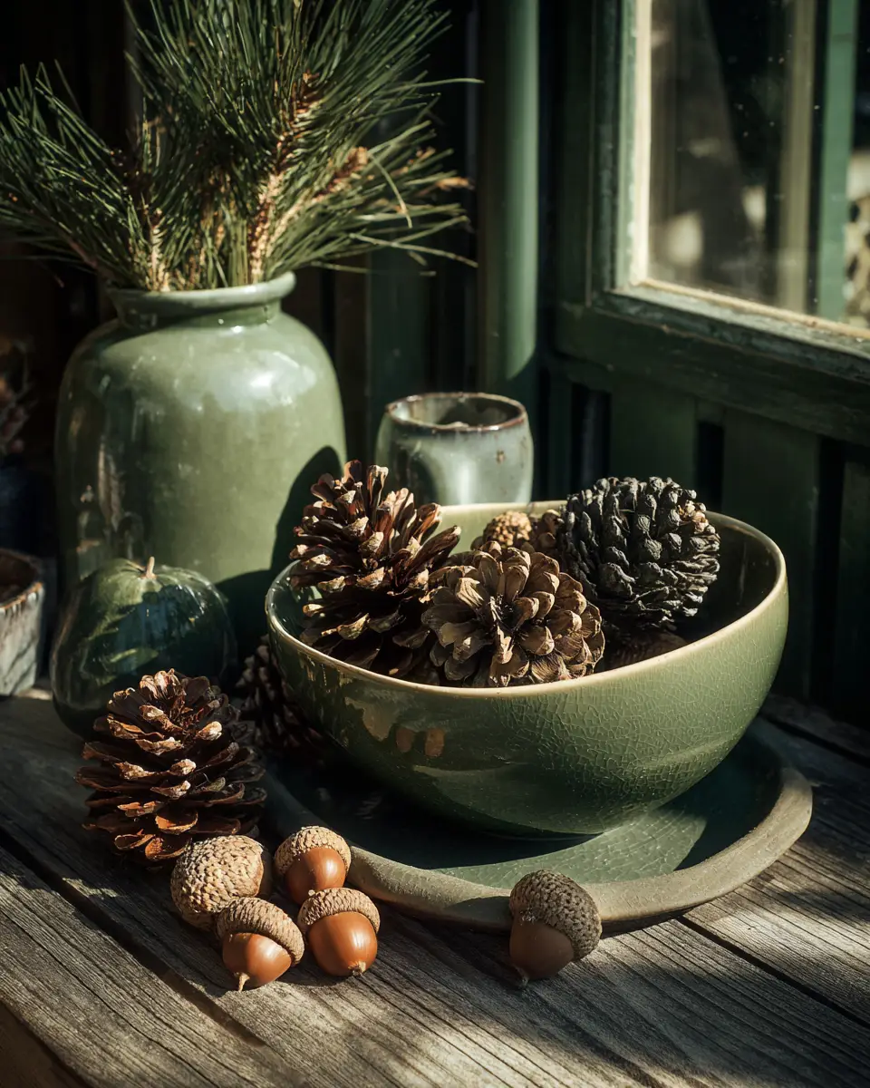 Forest Green Scandinavian Porch Decor Ideas