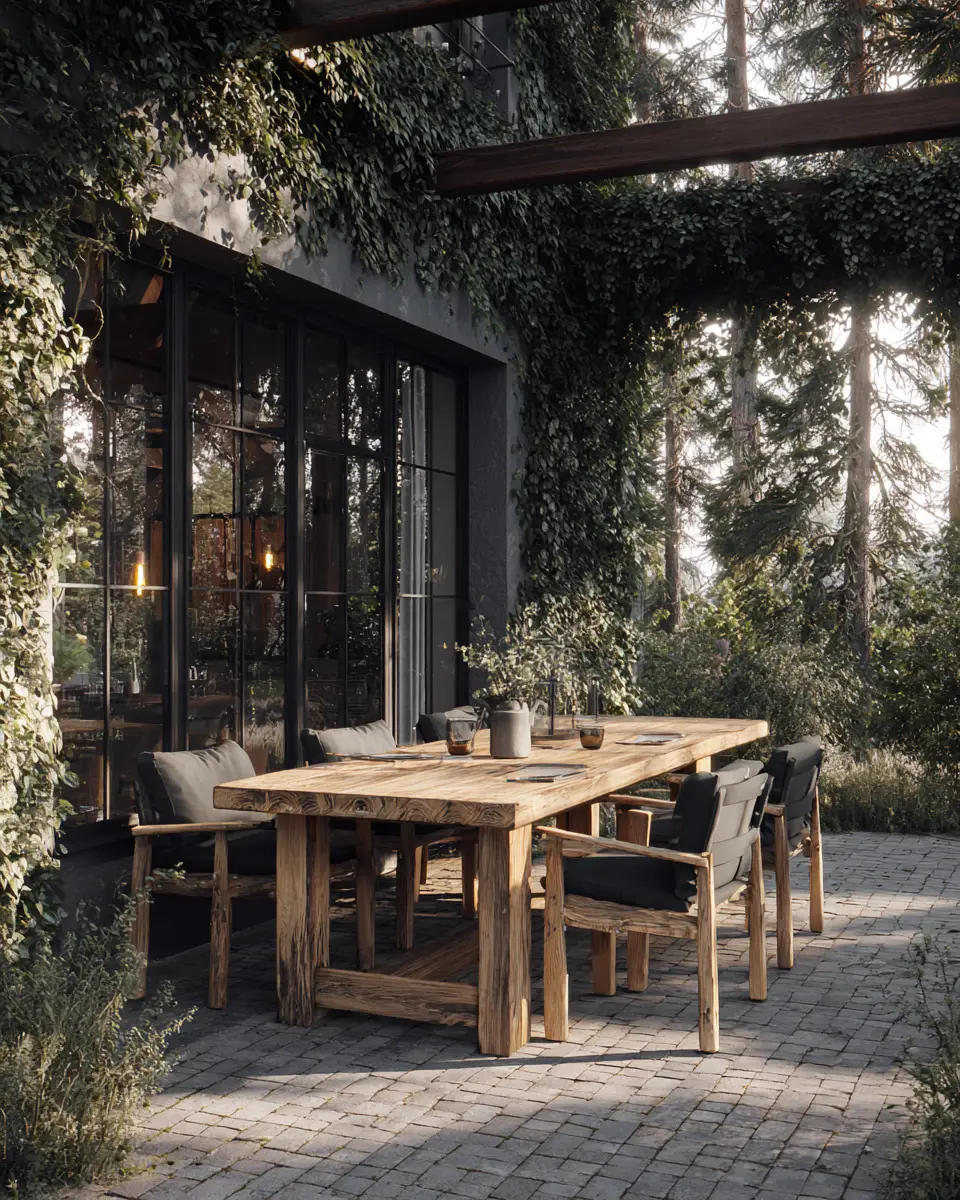 Forest Green Scandinavian Porch Decor Ideas