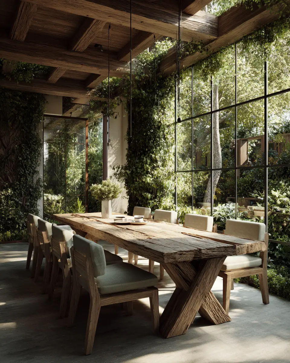 Forest Green Scandinavian Porch Decor Ideas