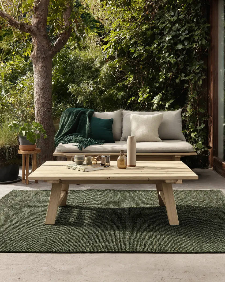 Forest Green Scandinavian Porch Decor Ideas