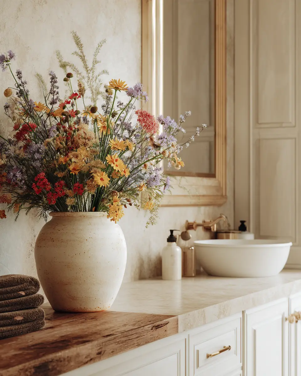 French Country Bathroom Decor Ideas - Featured