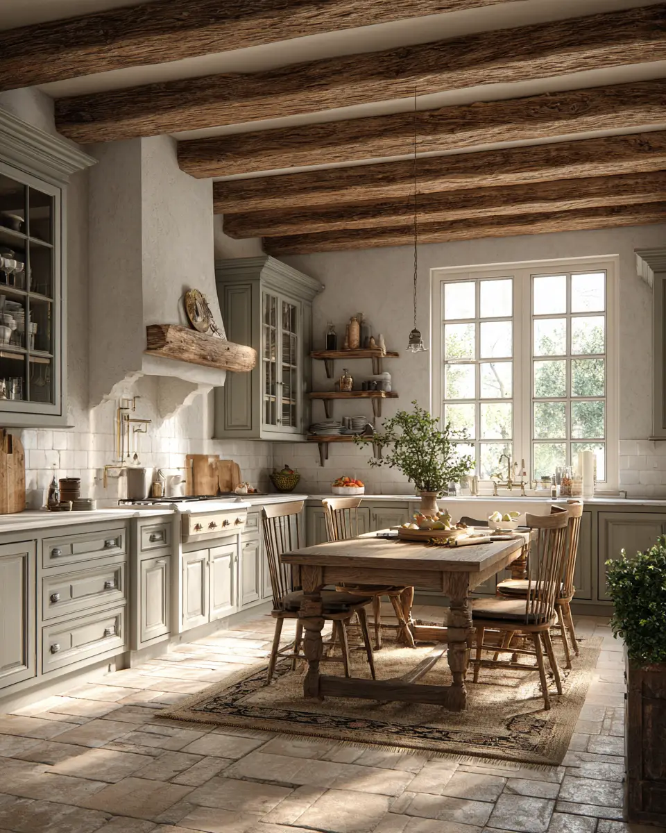French Country Kitchen Decor Ideas - Featured