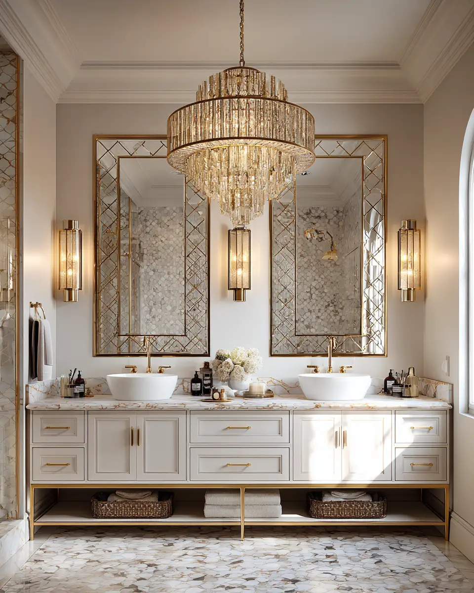 Glam Bathroom Decor Ideas