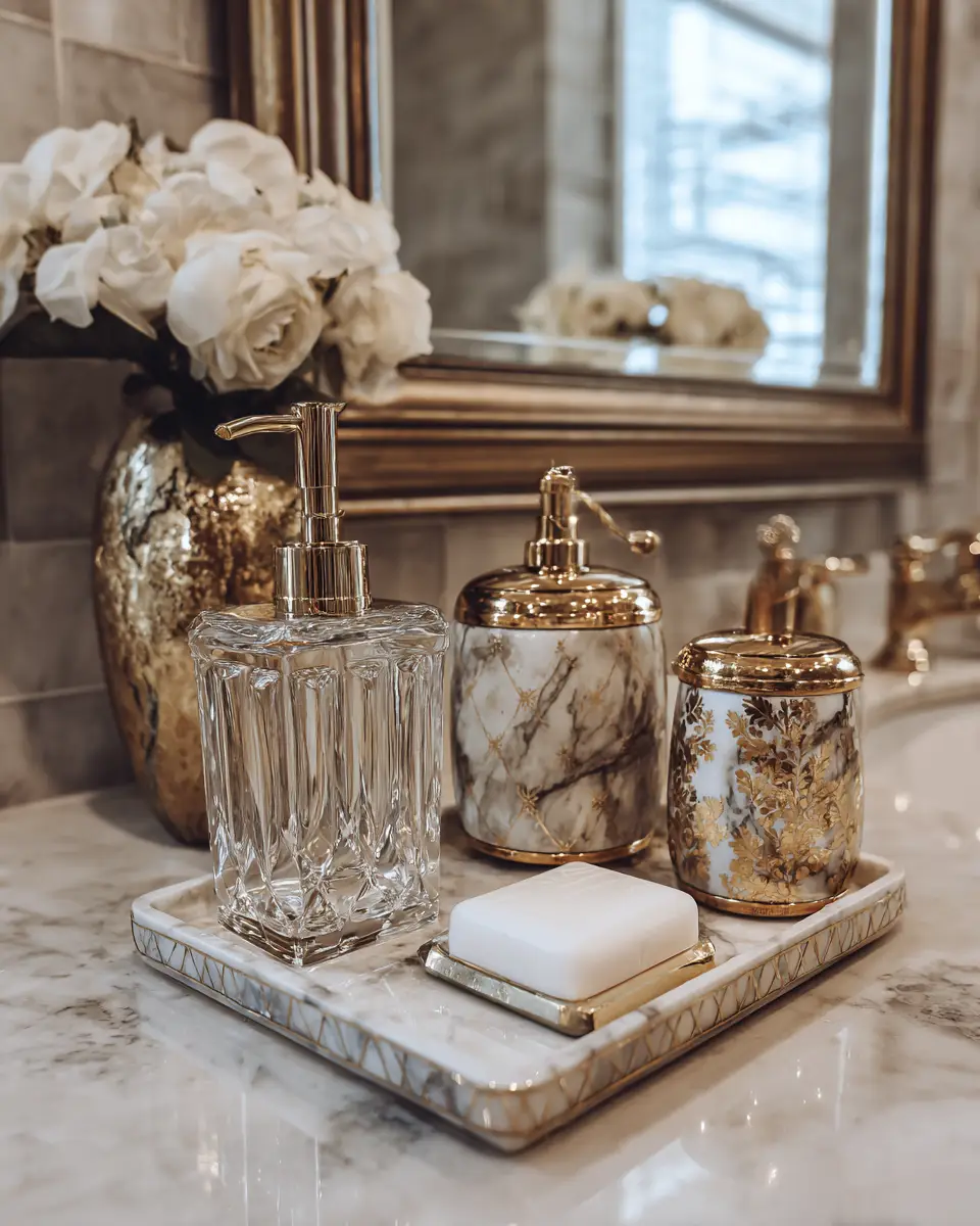 Glam Bathroom Decor Ideas