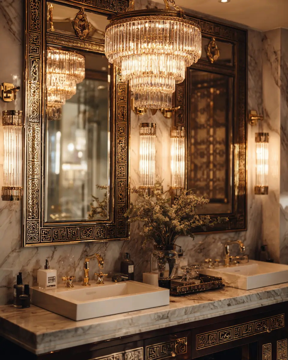 Glam Bathroom Decor Ideas