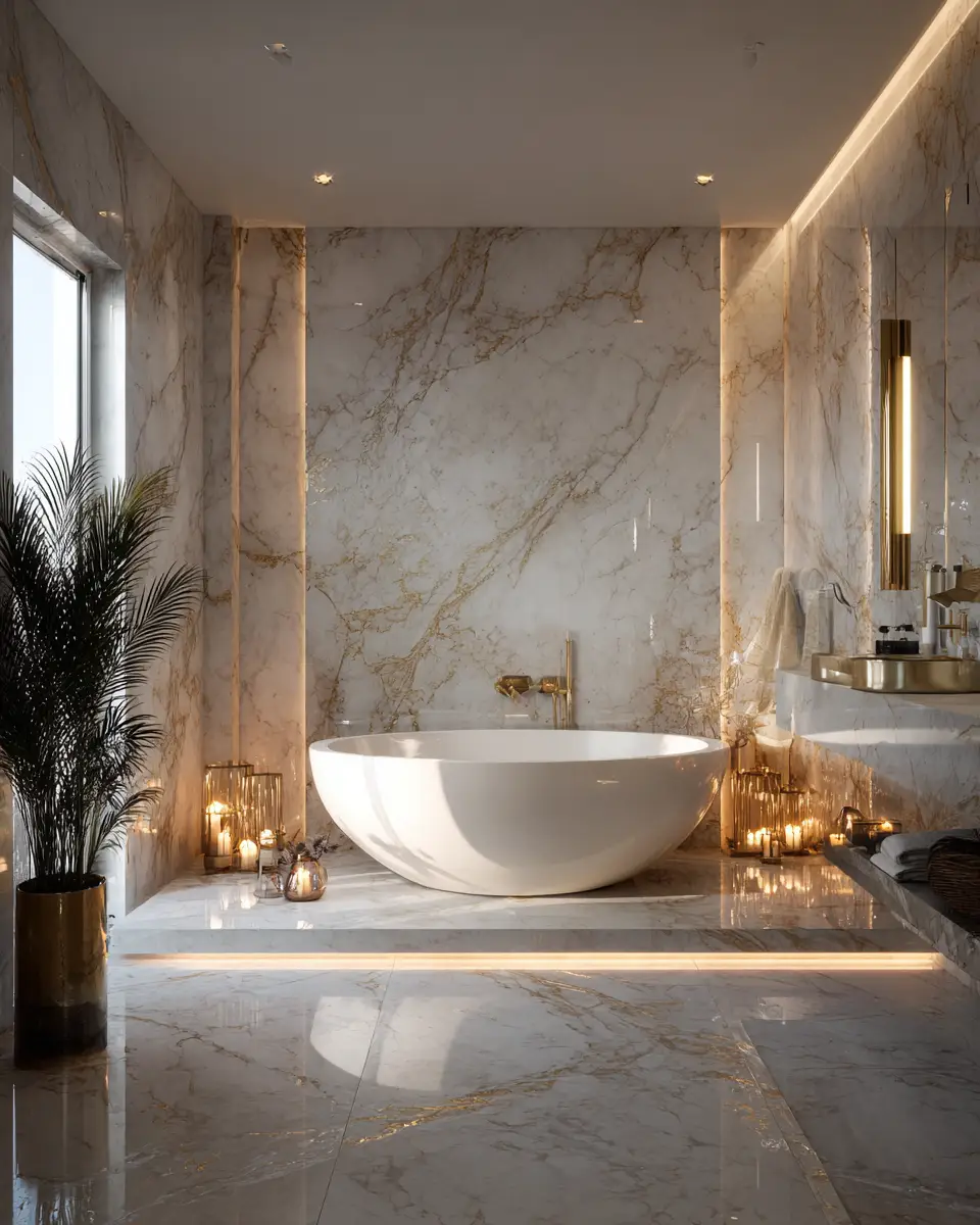 Glam Bathroom Decor Ideas