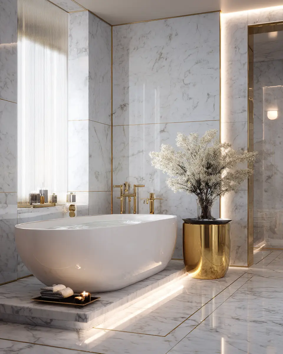 Glam Bathroom Decor Ideas