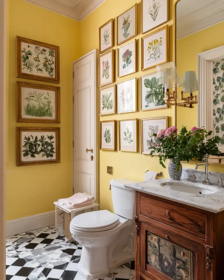 Grandmillennial Bathroom Decor Ideas - Featured